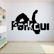 Home decor Parkour Esporte Adesivos de Parede removível DIY Art Vinyl Decalque Da Parede da sala dos meninos adolescentes À Prova D' Água decoração do quarto mural G991 2024 - compre barato