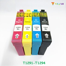 vilaxh T1291 Ink cartridge For Epson T1291 - T1294 Stylus SX230 SX235W SX445W SX420W SX425W SX430W SX435W SX440W Printer 2024 - buy cheap