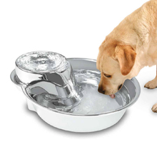 Pet Water Feeder Dog Cat Drinking Fountain 3.8 L Stainless Steel Automatic Pet Feeder 110-230 V 2024 - compre barato