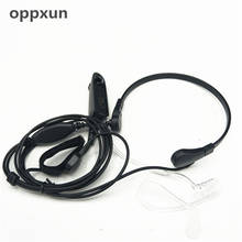 OPPXUN Laryngeal control finger empty island earphone for Motorola Radio HT750 HT1250 GP328 GP329 GP340 GP380 MTX850 PRO5150 2024 - buy cheap