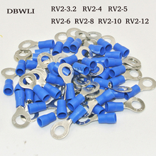 50PCS RV2-4 RV2-5 RV2-6 RV2-8 RV2-3.2 Ring insulated terminal Cable Wire Connector suit 1.5-2.5mm Electrical Crimp Terminal RV 2024 - buy cheap