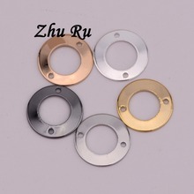 ZHU RU 20pcs/lot 12*0.5mm copper round rings Solar eclipse Saturn aura nest garland shape For Necklace DIY Jewelry Findings 2024 - buy cheap
