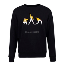 Freddie Mercury Rock Star Sweatshirt Men Pullover Fleece Spring Autumn O-neck Cotton Band Men Hoodie Hip Hop Coat Tops 2024 - buy cheap