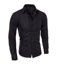 MIICOOPIE New Brand Men Shirt Long Sleeve Cotton Men's Plaid Shirt Turn Down Collar Slim Fit Male Dress Shirts Camisa Masculina 2024 - buy cheap
