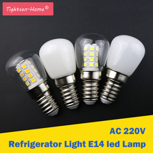 E14 Mini Lamparas Refrigerator Light LED Lamp 3W SMD 2835 AC 220V  Spotlight Lamp Bulbs Freezer Fridge Chandelier Warm / White