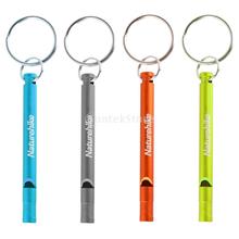 Aluminum Alloy Outdoor Emergency Survival Camping Hiking Safety Rescue First Aid Keychain Whistle Train Whistle 2024 - buy cheap
