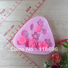 Форма для шоколада в форме розы/цветка, силиконовая форма для торта, гарантия качества, № SI312 2024 - купить недорого
