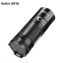 Sofirn sp35 мощный светодиодный фонарик 18650 CREE xhp50 Lanterna светодиодный фонарик факел Яркий свет тактический индикатор Водонепроницаемый 2024 - купить недорого