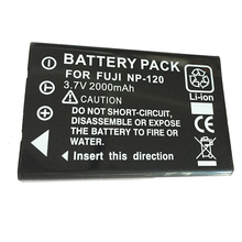 3,7 V 2000 мА/ч, NP-120 FNP120 NP120 перезаряжаемые Камера Аккумулятор для Fujifilm FUJI F10 F11 603 M60 D-LI7 батареи 2024 - купить недорого
