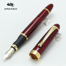 JINHAO X450 перьевая ручка с розовым и золотым перьевым наконечником твист канцелярские принадлежности для школы и офиса ручка для письма 2024 - купить недорого