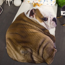Cartoon Summer Quilt Blankets Dog Cat Shape Air Condition Sofa Throw Blanket Bed Cover Plaids Bedspreads Home Bedding Coverlets 2024 - buy cheap
