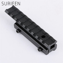 SURIEEN Aluminum Tactical Extension Picatinny / Dovetail Weaver 11mm to 20mm Rail Hunting Scope Mounts Hunting Gun Accessories 2024 - buy cheap