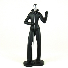 Estatueta abstrata de violino, saxofone em miniatura com resina galvanizada para enfeite de música, artesanato e decoração de casa 2024 - compre barato