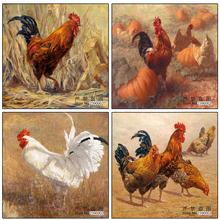 DIY Diamond Painting Stickers Decorative Painting Rhinestone Mosaic 5D Cross Stitch Diamond Pattern Diamond Embroidery Chicken 2024 - buy cheap