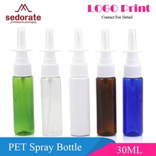 Sedorate 30 pcs/Lot Empty Plastic PET Spray Bottles For Nose Straight Automizer Mist 30ML Lotion Makeup Containers JX165 2024 - buy cheap