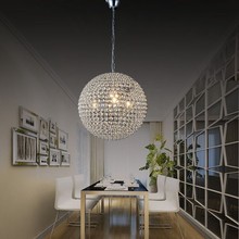 Lámpara colgante de estilo nórdico para comedor, luz LED Simple de cristal estilo americano para estudio, hogar, restaurante, sala de estar 2024 - compra barato