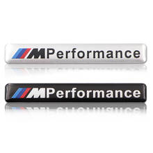 Car styling 1PCS Aluminum M power performance decal car decal logo badge for BMW M3 M5 X1 X3 X5 X6 E46 E39 E36 E60 emblem 2024 - buy cheap