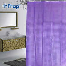 Frap new 180*180cm Plastic PEVA 3d Waterproof Shower Curtain  purple Bathroom Curtain Luxury Bath Curtain With hooks F8701 F8751 2024 - buy cheap