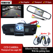 FUWAYDA Wireless Color Car CCD Rear View Camera for SUBARU Forester / Outback / Impreza Sedan  4.3 Inch Rear view Mirror Monitor 2024 - buy cheap