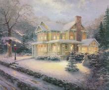 Victorian Christmas III Thomas Kinkade HD Canvas Print Living Room Bedroom Wall Pictures Art Painting Home Decoration No Frame 2024 - buy cheap