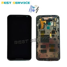 Для Motorola For Moto X + 1 X2 XT1092 XT1095 XT1097 ЖК-дисплей с сенсорным экраном дигитайзер Рамка в сборе 5,2 ''+ инструмент 2024 - купить недорого