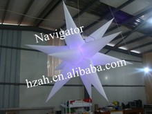 Decoração Estrela Inflável com Luz LED 2024 - compre barato