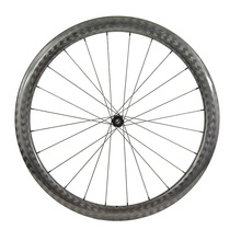 Assimétrico tubeless clincher jantes 42mm roda dianteira cyclocross bicicleta freio a disco cx roda de carbono sem pista de freio 24h 2024 - compre barato