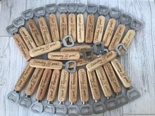 Personalized text wedding usher Bottle Openers, Groomsmen Gift, customize Engraved birthday Bottle Opener, Father's Day gifts 2024 - buy cheap