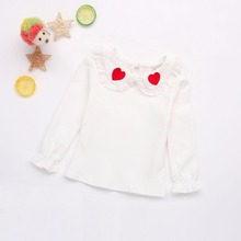 Camiseta de manga larga para niños y niñas, blusa, Tops para primavera y otoño, RT070 2024 - compra barato