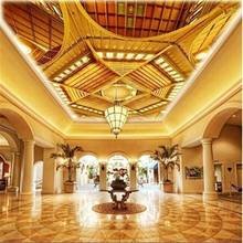 Beibehang-papel tapiz con foto personalizada, imagen europea de techo, barato, Hotel, centro comercial, mural de pared de Ángel 3D de lujo 2024 - compra barato