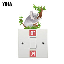 Yoja koala-adesivo decorativo de parede para quarto e sala, criativo, alta qualidade, 8ss0878 2024 - compre barato