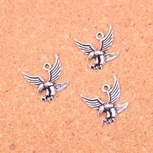 150Pcs Antique Silver Plated eagle hawk Charms Diy Handmade Jewelry Findings Accessories 20*20mm 2024 - buy cheap