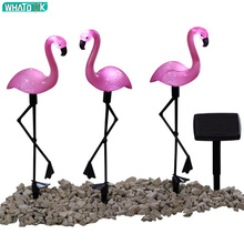 LED Solar Garden Light Simulated Flamingo Lawn Lamp Waterproof Solar Led Lights Outdoor For Pond Garland Decoration Lighting 2024 - buy cheap