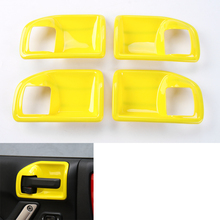 4Pcs/Set Car Interior Door Handles Bowl Cover Trim for Jeep Wrangler Rubicon 2011-2016 4 Doors Car-styling Accessories 2024 - buy cheap