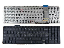 Клавиатура US для HP ENVY 15-j Series, черная, без рамки, без фольги, для ноутбуков Win8 2024 - купить недорого