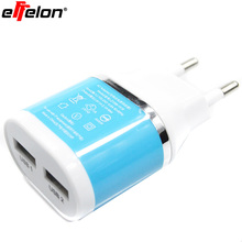 Effelon EU/US Plug Dual USB Wall Charger Phone Chager Power Adapter For iPhone 5s for iPad for Galaxy S3 S4 Note 3 N9000 2024 - buy cheap