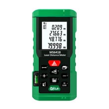 MS6418 Laser Distance Meter 80M Distance Measure Digital Range Finder With Bubble level 2024 - buy cheap