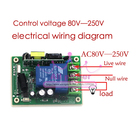 85 v-280 v vasta gama de tensão 30a rf sistema de interruptor de controle remoto sem fio 315/433 mhz led remoto on/off - foto 2026