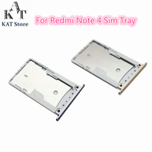 KAT Sim Tray For Xiaomi Redmi Note 4 Sim Card Tray Holder Slot Adapter Quality Guarantee 2024 - buy cheap