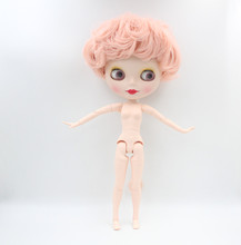 Frete grátis descontos grandes boneca nude boneca blyth presente de aniversário para menina 4 cores boneca olho grande com lindo brinquedo de cabelo 2024 - compre barato
