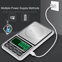 Balanza Digital de bolsillo con carga USB 500g/0,01g balanza Digital electrónica portátil para joyería 2024 - compra barato