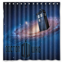 Novidade! doctor who tardis e nebulizador de ambientes, plano de fundo impresso, à prova d'água, poliéster, cortina de banho e chuveiro (x cm) 2024 - compre barato