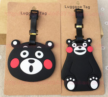 IVYYE Kumamon Anime Travel Accessories Luggage Tag Suitcase ID Address Portable Tags Holder Baggage Labels New 2024 - buy cheap