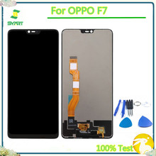 100% Tested IPS LCD Display For Oppo F7 LCD Display Touch Screen Digitizer Assembly Replacement Part For OPPO F7 LCDs 2024 - buy cheap