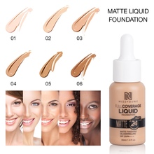 30ml Foundation Soft Matte Long Wear Oil Control Concealer Foundation Cream Womens Makeup 2024 - buy cheap