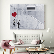 Cuadros de globos de amor Banksy para niños, carteles e impresiones abstractas, lienzo minimalista, cuadro de arte Pop, cuadro decorativo de estilo nórdico 2024 - compra barato