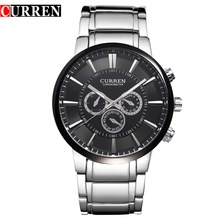 Curren Mens Watches Top Brand Luxury Men Quartz Sports Watches Military Wrist Watches Casual Full Steel Watch Waterproof Relogio 2024 - buy cheap