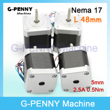 Free sale ! 4 pcs NEMA17 CNC stepper motor 42 x 48mm for sale 0.5N.m cnc stepping motor 2.5A 75 Oz-in for 3D printer 2024 - buy cheap