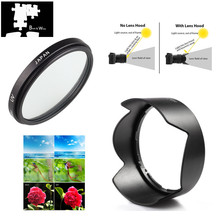 67mm UV Filter Lens Hood for Nikon 18-140 18-135 18-105 18-70 lens D7500 D7100 D7200 D5600 D5500 D5300 D3400 D3300 D750 D850 D90 2024 - buy cheap