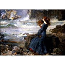 Woman Canvas Painting Miranda the Tempest William Adolphe Bouguereau oil Paintings Art Reproduction High quality hand painted 2024 - buy cheap